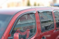 Дефлекторы окон Fiat Doblo '2000-2010 (5 дверей) Cobra Tuning