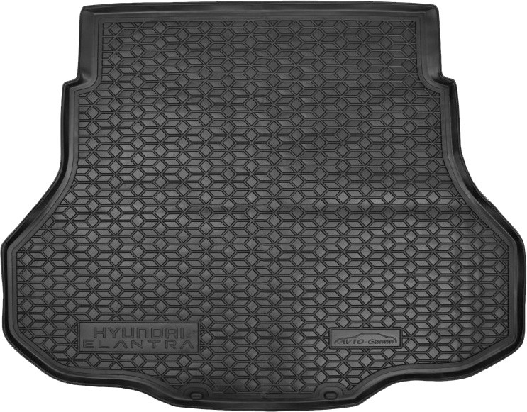 Коврик в багажник Hyundai Elantra '2020-> Avto-Gumm (черный, полиуретановый)