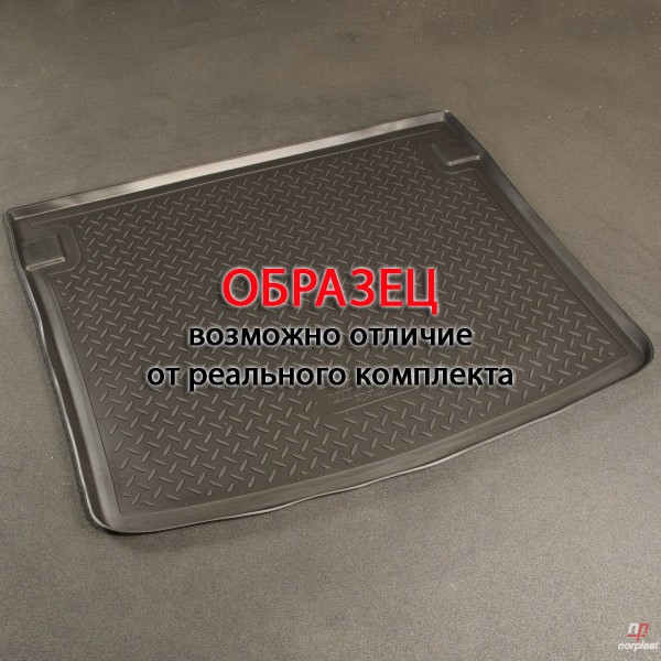 Коврик в багажник Citroen DS3 '2009-2019 (хетчбек) Norplast (черный, пластиковый)