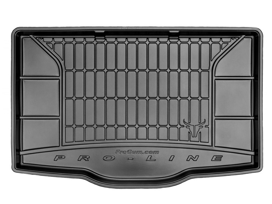 Коврик в багажник Fiat 500L '2012-> (нижний) Frogum (черный, резиновый)