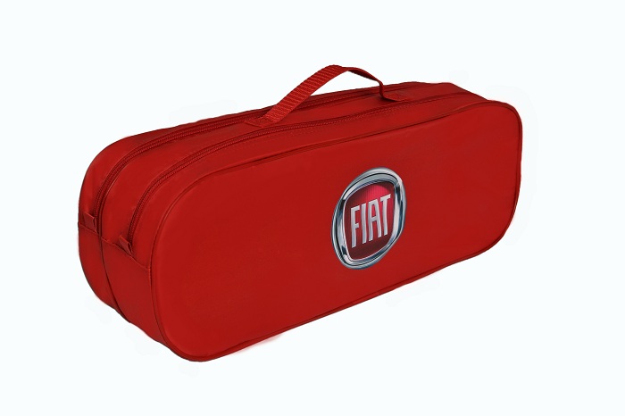 Сумка-органайзер в багажник Fiat красная (03-026-2Д) Poputchik