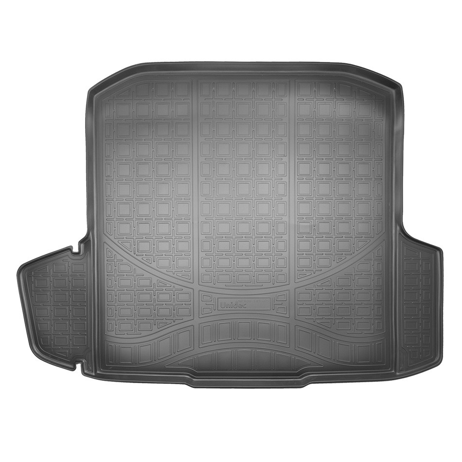 Коврик в багажник Skoda Octavia A7 '2013-2020 (универсал) Norplast (черный, пластиковый)