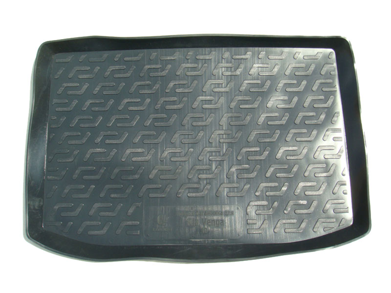 Коврик в багажник KIA Venga '2009-> (верхний) L.Locker (черный, пластиковый)