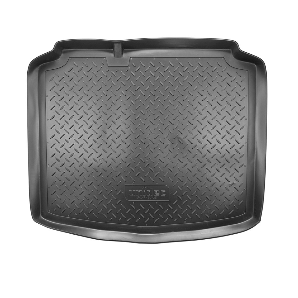 Коврик в багажник Seat Leon '2005-2012 (хетчбек) Norplast (черный, пластиковый)