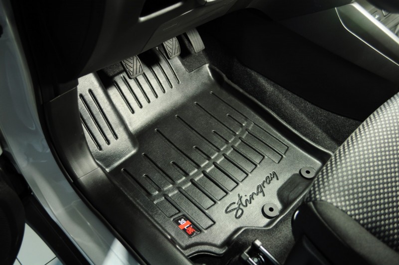 Коврик в салон Fiat 500X '2015-> (водительский) Stingray (черные)