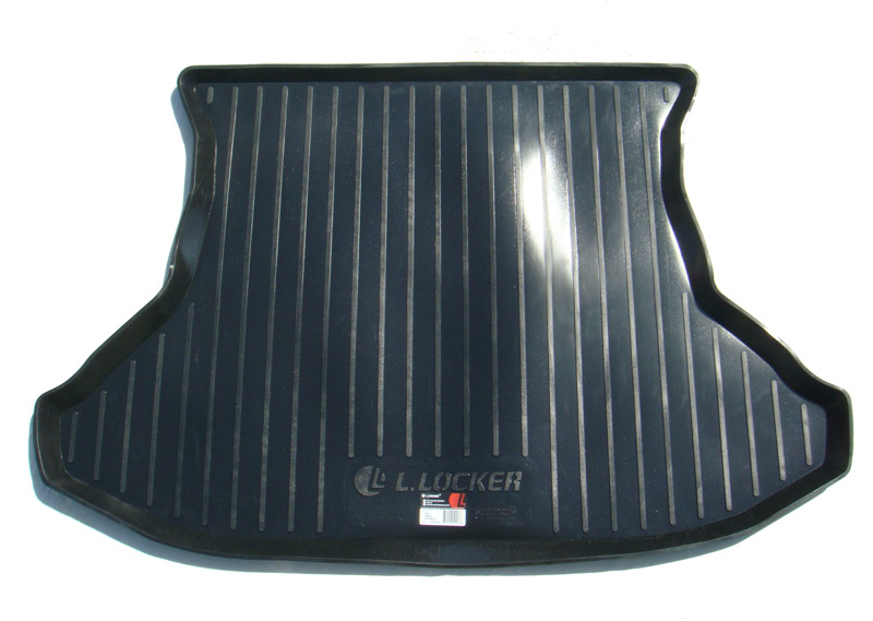 Коврик в багажник LADA (ВАЗ) Priora 2172 '2007-> (хетчбек) L.Locker (черный, пластиковый)