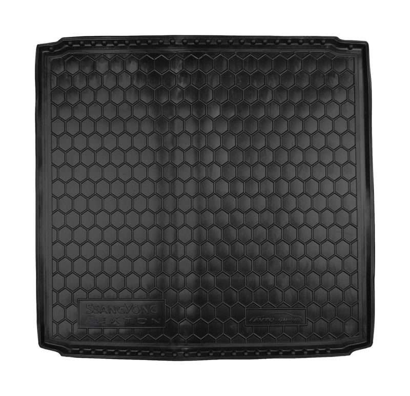 Коврик в багажник SsangYong Rexton W '2012-2017 Avto-Gumm (черный, пластиковый)