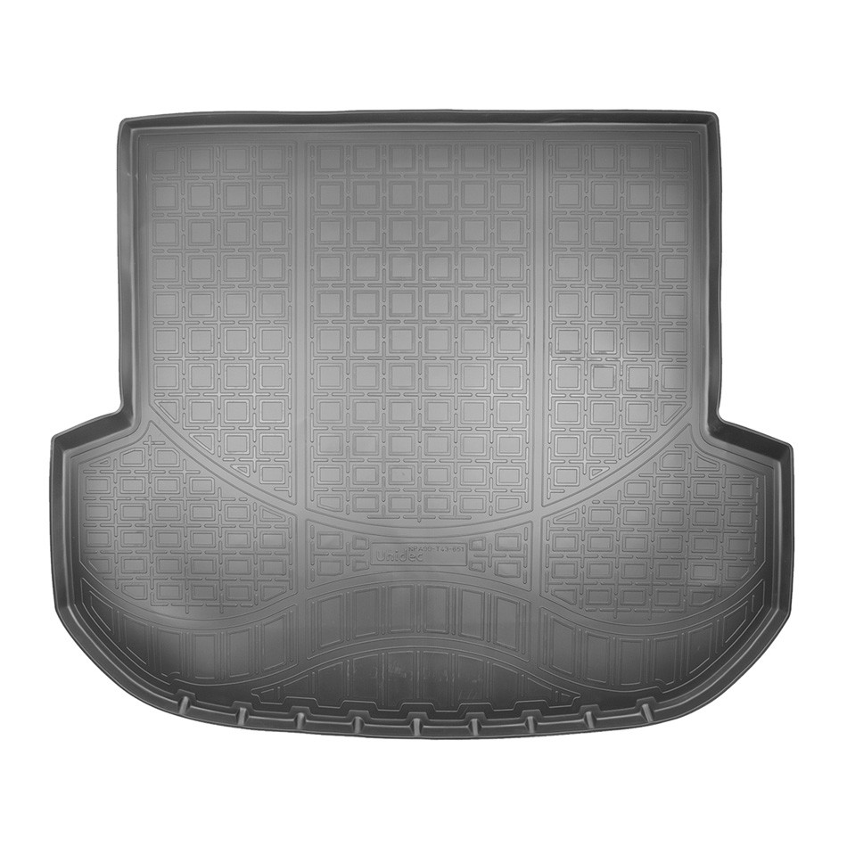 Коврик в багажник KIA Sorento '2014-2020 (5-ти местный) Norplast (черный, полиуретановый)
