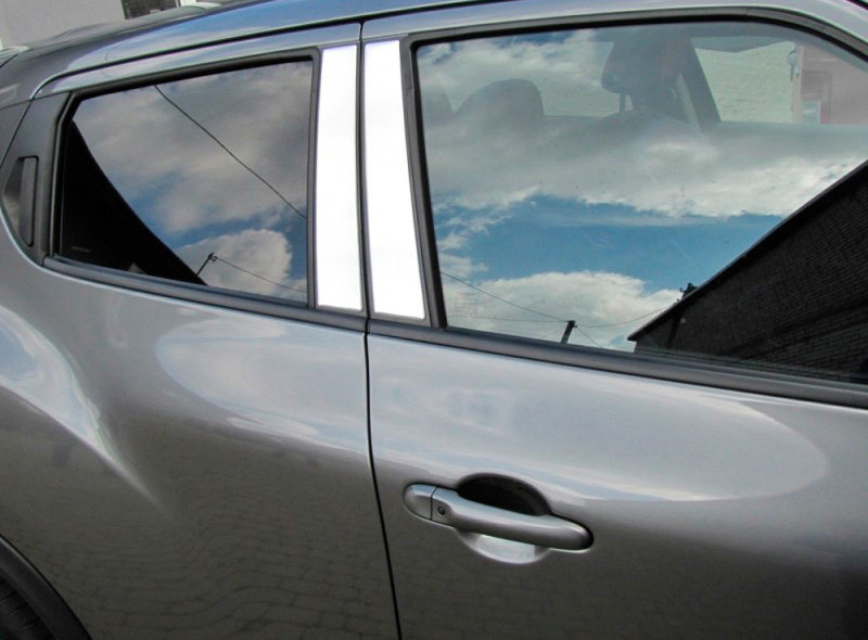 Накладки на дверные стойки Mazda 3 '2013-2019 (алюминий) Alufrost