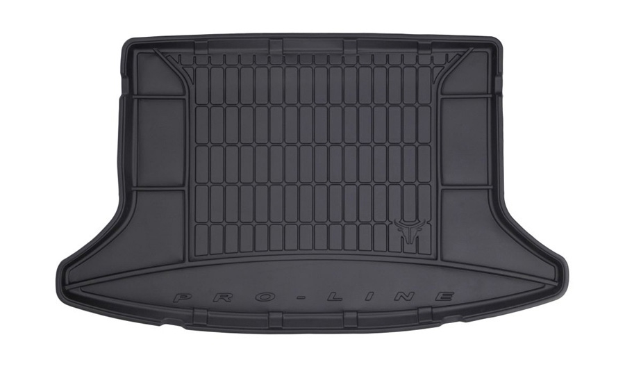 Коврик в багажник KIA Niro '2016-> (без сабвуфера) Frogum (черный, резиновый)