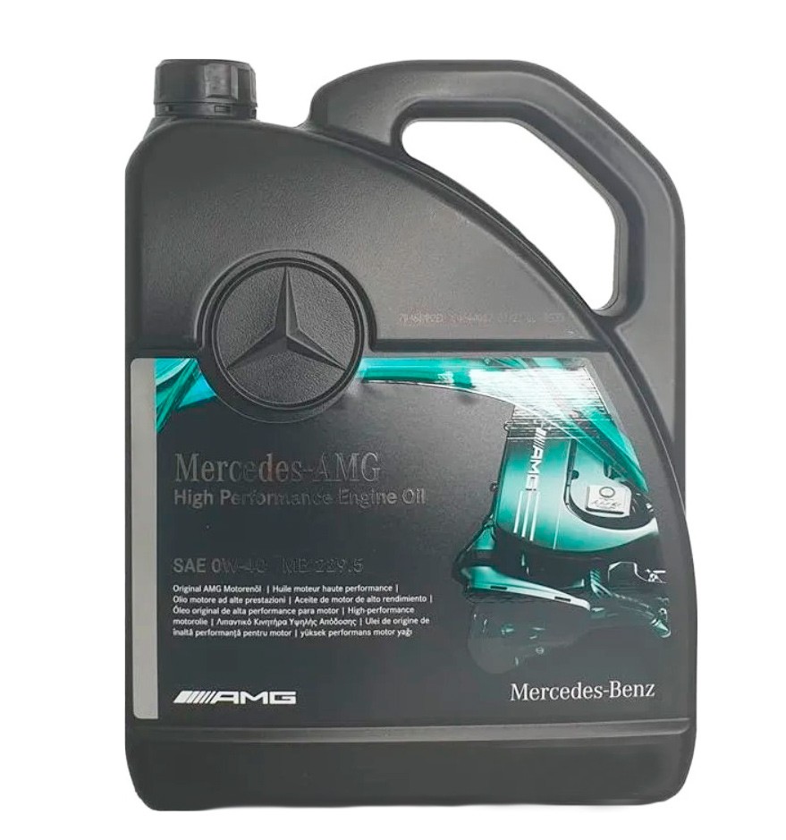 Масло моторное Mercedes Benz High Performance Engine Oil MB AMG 229.5 0W40 5 л (A000989930213AIBE)