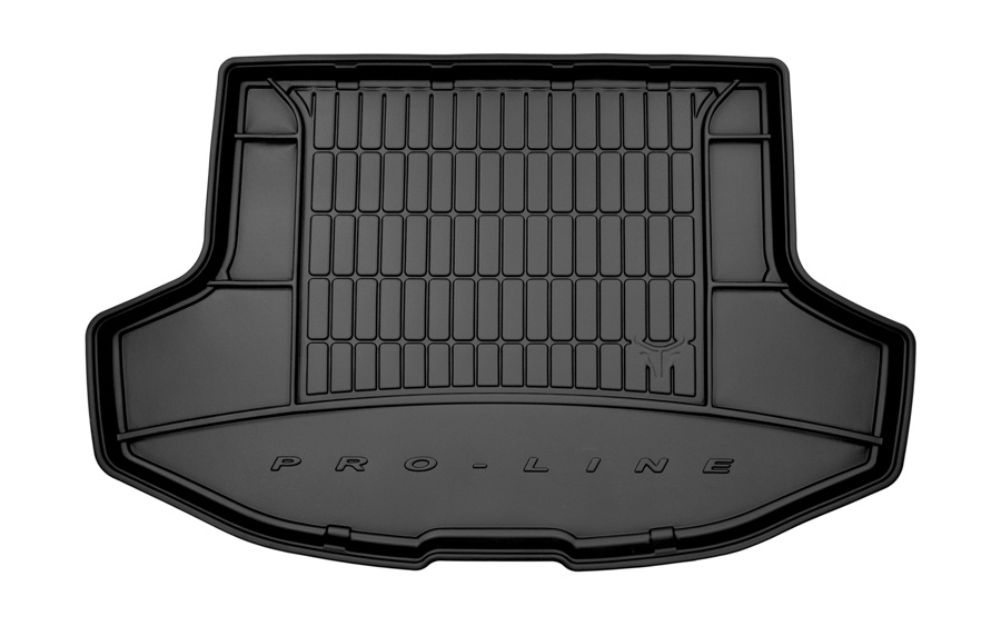 Коврик в багажник Mitsubishi Lancer X Sportback '2008-> (хетчбек, верхний, без сабвуфера) Frogum (черный, резиновый)