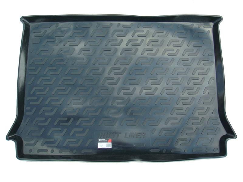 Коврик в багажник Peugeot Partner '1996-2012 (пассажирский) L.Locker (черный, пластиковый)