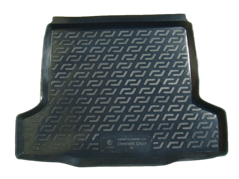 Коврик в багажник Chevrolet Cruze '2009-2016 (седан) L.Locker (черный, резиновый)