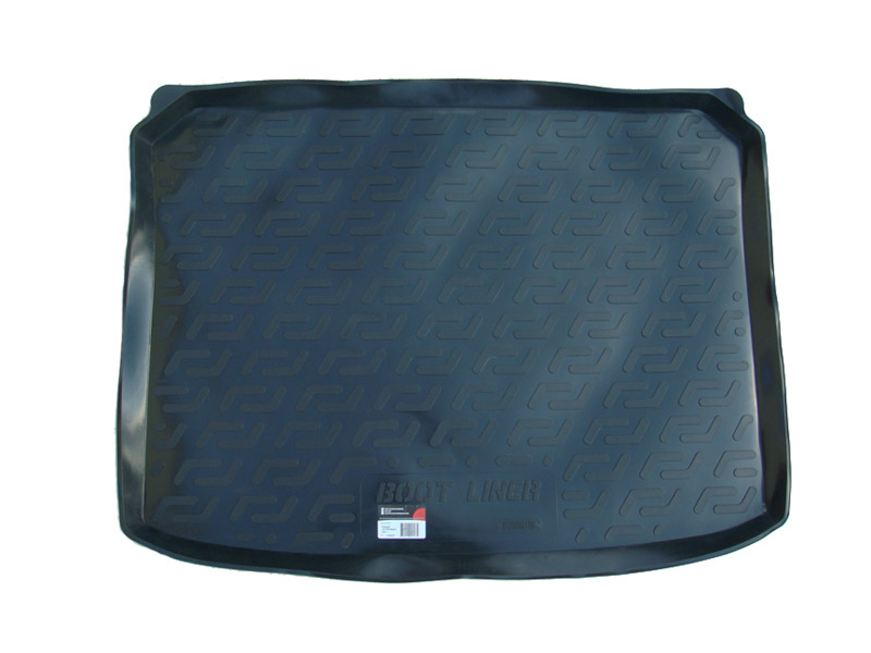 Коврик в багажник Peugeot 307 '2001-2008 (хетчбек) L.Locker (черный, пластиковый)