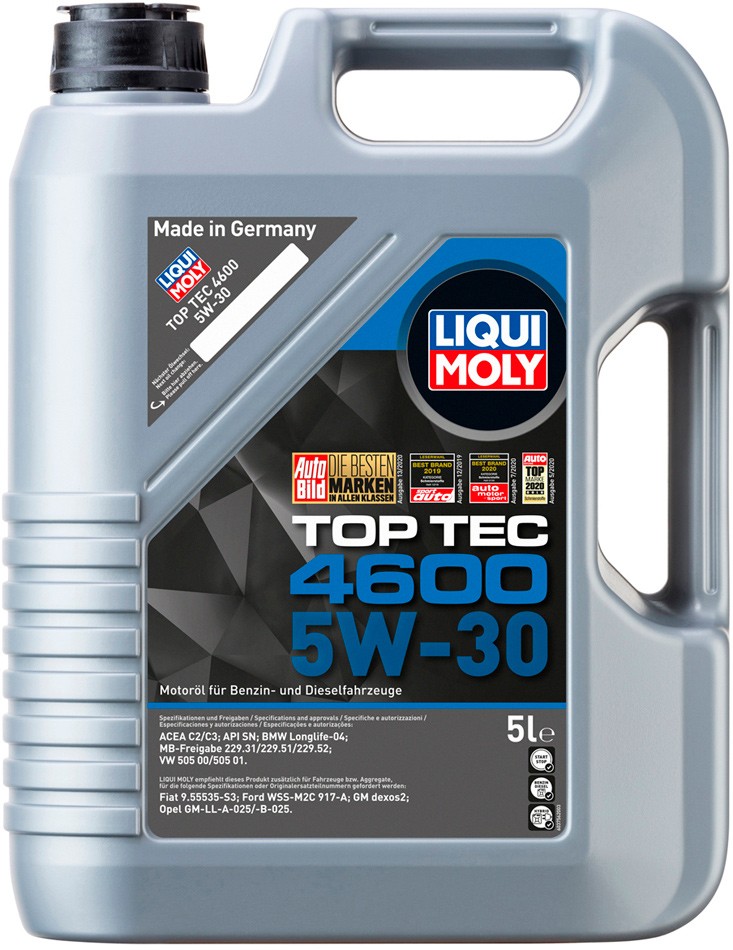 Масло моторное Liqui Moly Top Tec 4600 5W-30 5 л (8033)