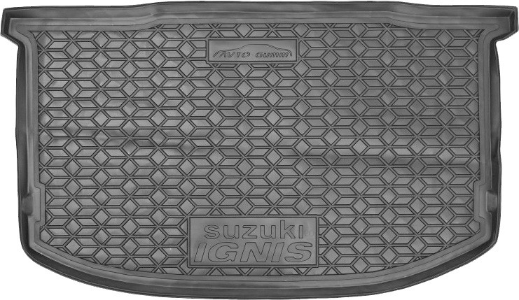 Коврик в багажник Suzuki Ignis '2016-> Avto-Gumm (черный, пластиковый)
