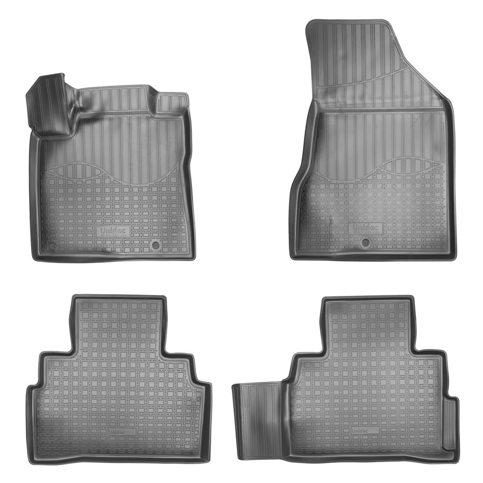 Коврики в салон Nissan Murano '2014-> (3D) Norplast (черные)