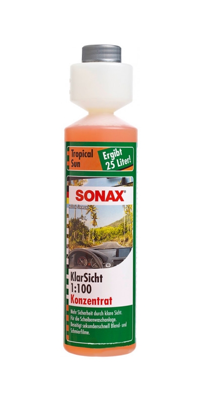 Жидкость в бачок омывателя Sonax 0.25 л (концентрат) Tropical Sun (4064700387140)