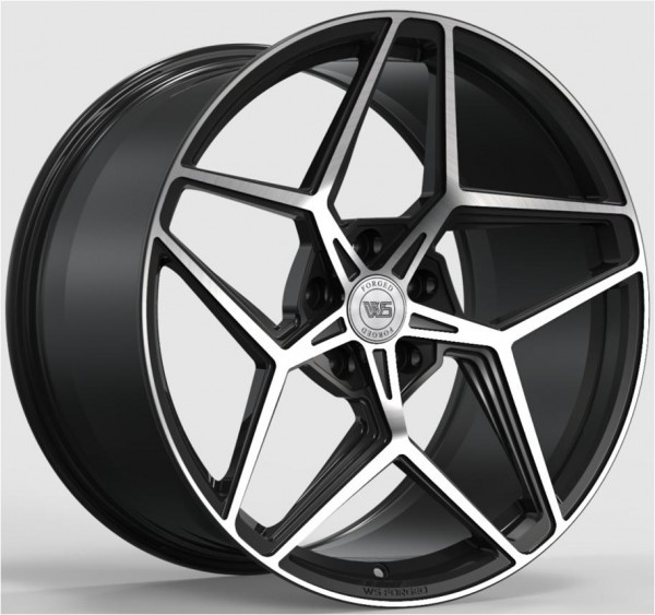 Диски R20 5x120 43 11.0J h 66.9 WS2125 SATIN BLACK WITH MACHINED FACE FORGED