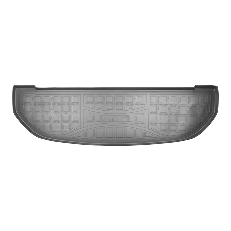 Коврик в багажник KIA Sorento '2014-2020 (7-ми местный, короткий) Norplast (черный, полиуретановый)