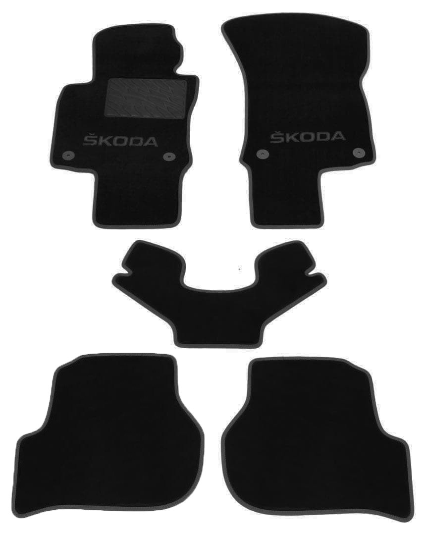 Коврики в салон Skoda Octavia A5 '2004-2013 (исполнение COMFORT, WIENA) CMM (черные)