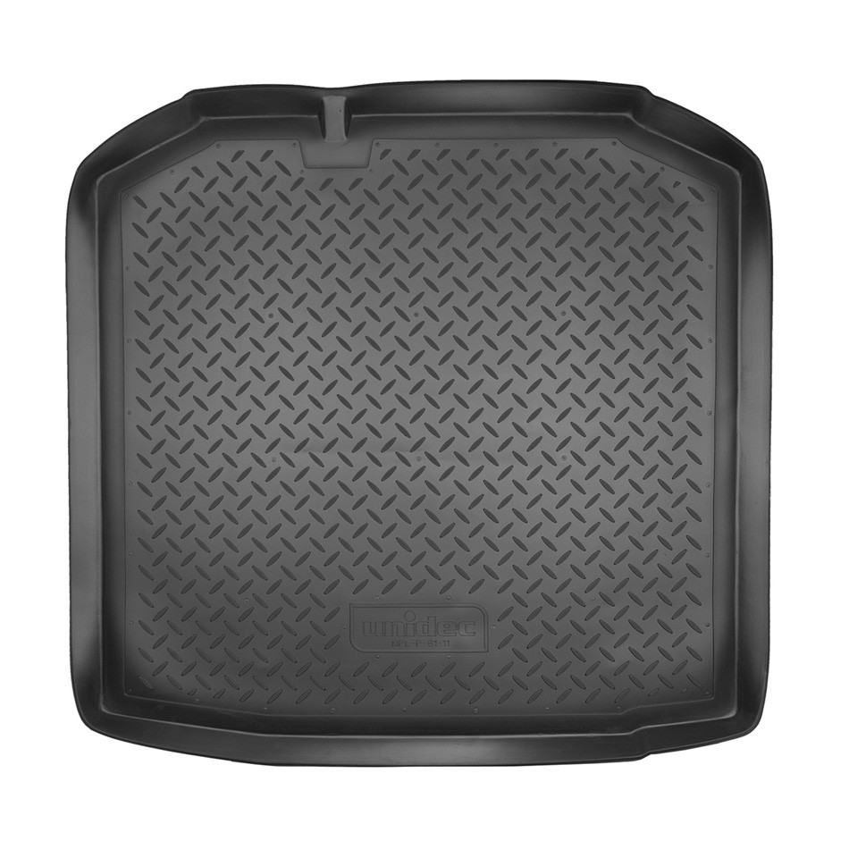 Коврик в багажник Skoda Fabia '2007-2014 (универсал) Norplast (черный, пластиковый)
