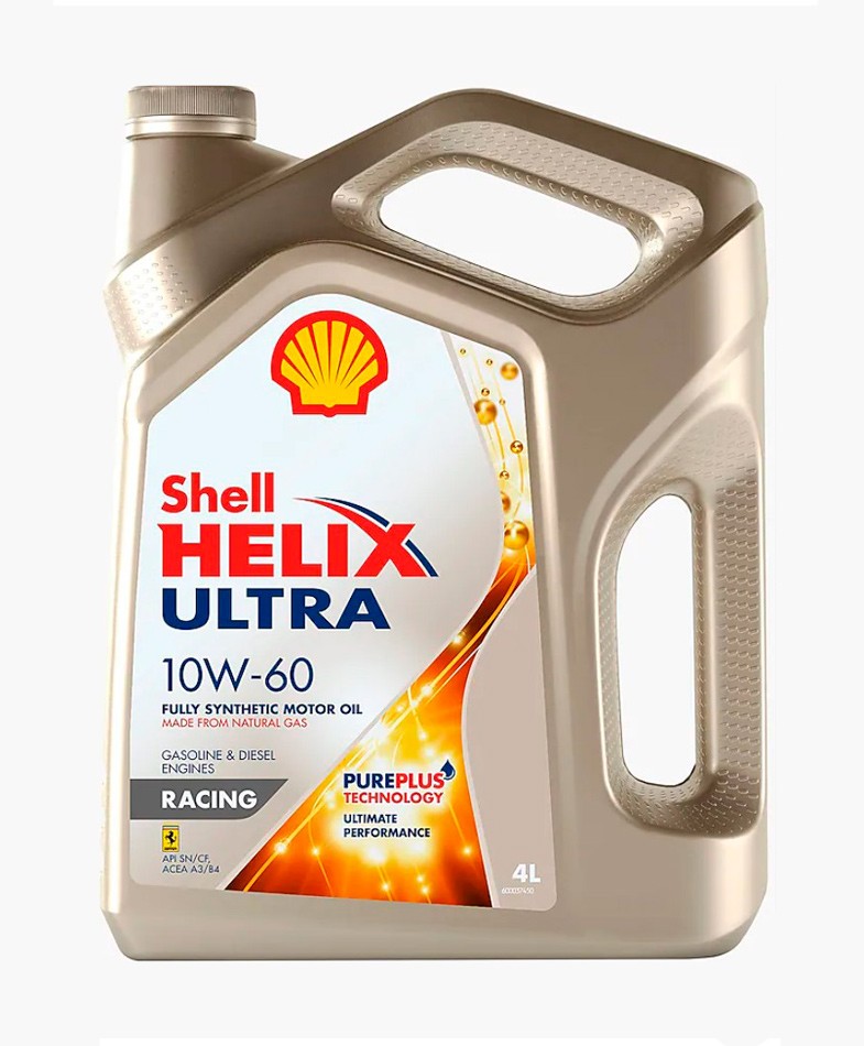 Масло моторное Shell Helix Ultra Racing 10W-60 4 л (10W-60 4L)