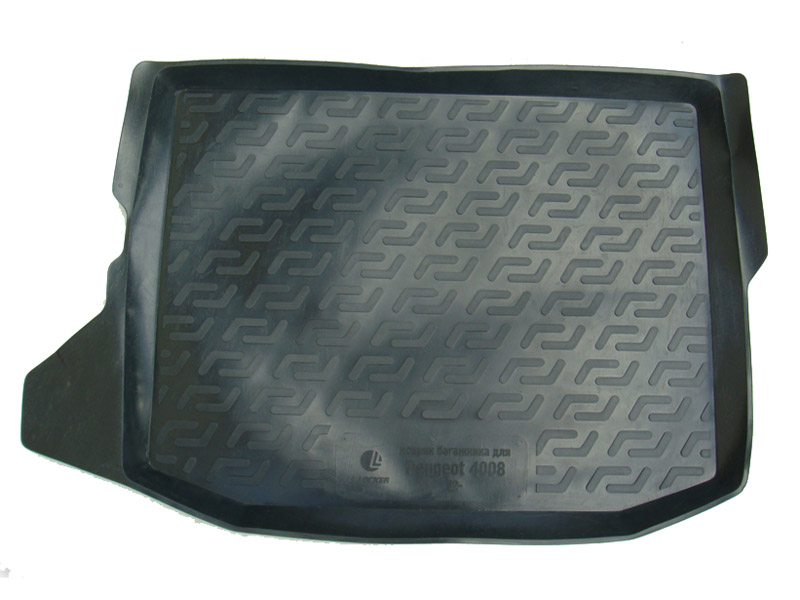 Коврик в багажник Peugeot 4008 '2012-> L.Locker (черный, пластиковый)