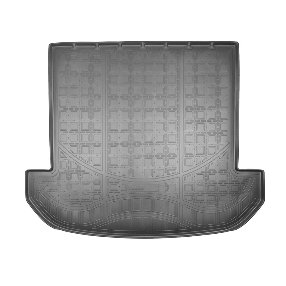 Коврик в багажник KIA Sorento '2014-2020 (7-ми местный, длинный) Norplast (черный, полиуретановый)