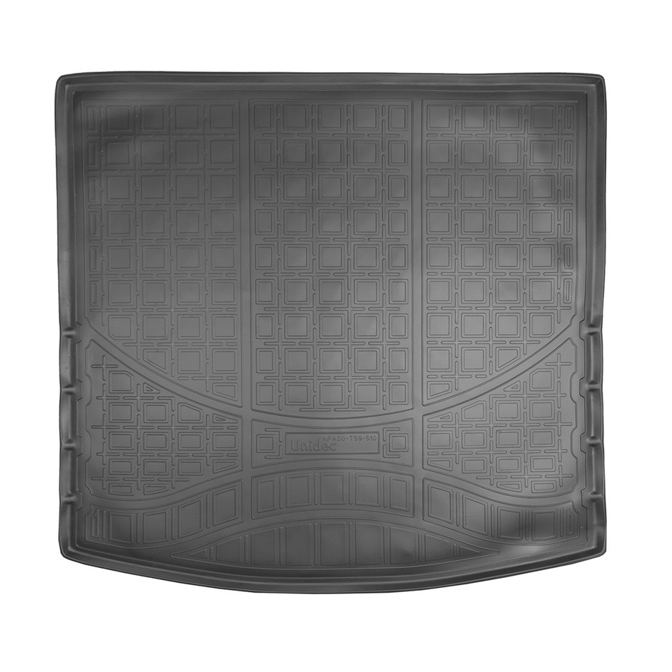 Коврик в багажник Mitsubishi Outlander '2012-> (с органайзером) Norplast (черный, пластиковый)