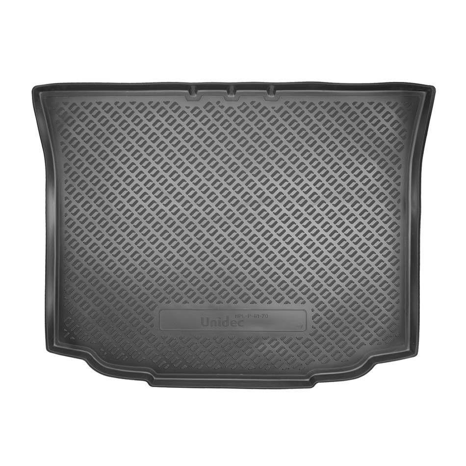Коврик в багажник Skoda Roomster '2006-> (универсал) Norplast (черный, пластиковый)