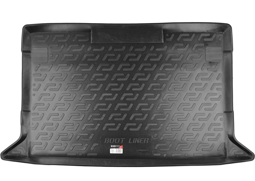 Коврик в багажник Renault Kangoo '2008-> (пассажирский) L.Locker (черный, резиновый)