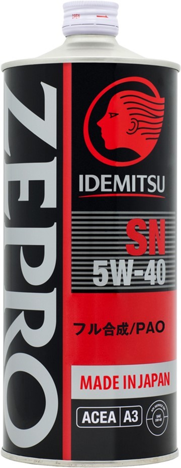 Масло моторное Idemitsu Zepro Racing SN 5W-40 1 л (4589573620106)