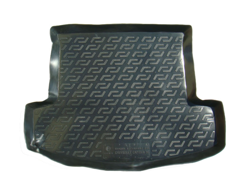 Коврик в багажник Chevrolet Captiva '2006-> L.Locker (черный, резиновый)