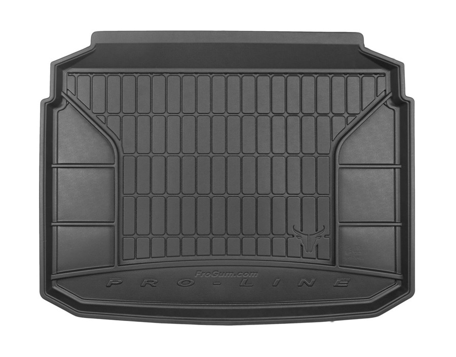 Коврик в багажник Audi A3 Sportback '2012-> (хетчбек, с докаткой) Frogum (черный, резиновый)