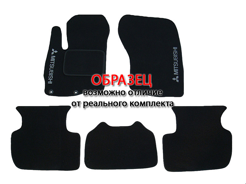 Коврики в салон Opel Zafira (B) '2005-2014 (5 мест, исполнение CLASSIC) EMC (черные)
