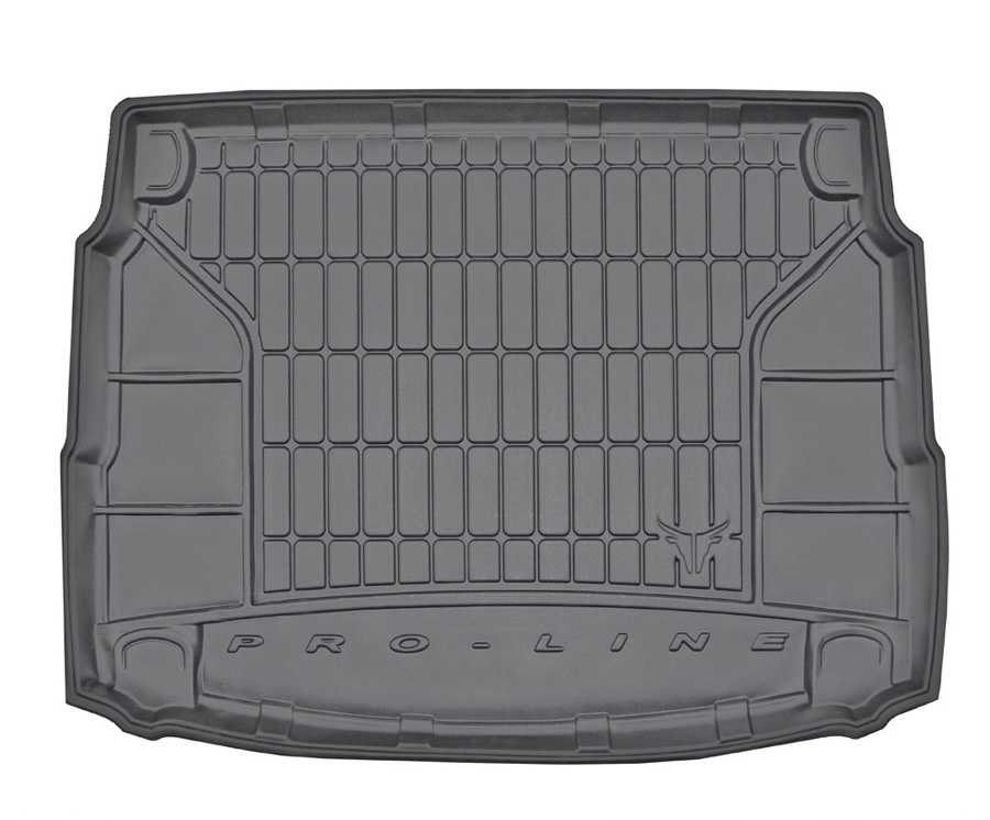 Коврик в багажник Hyundai i30 '2017-> (хетчбек, нижний) Frogum (черный, резиновый)