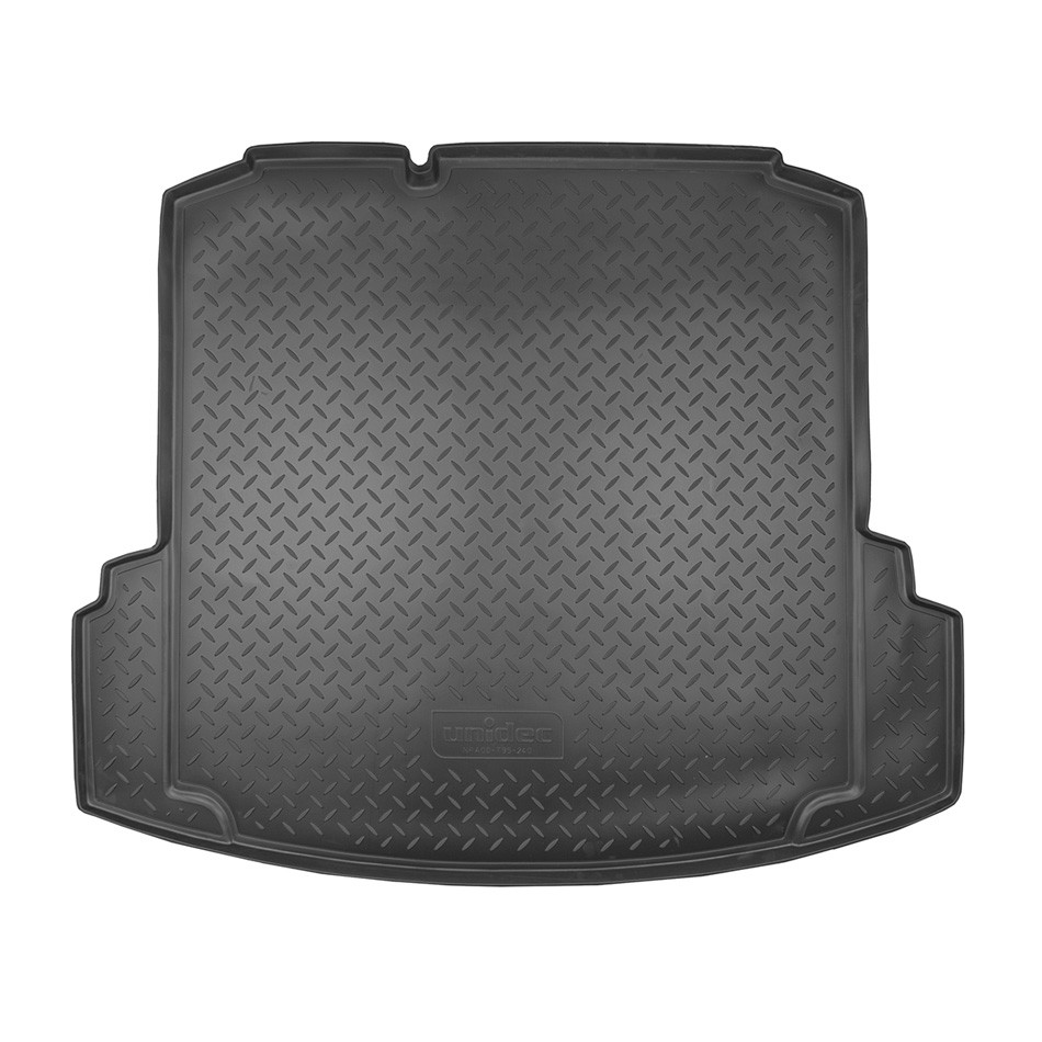 Коврик в багажник Volkswagen Jetta '2010-2018 (комплектация Trendline) Norplast (черный, пластиковый)