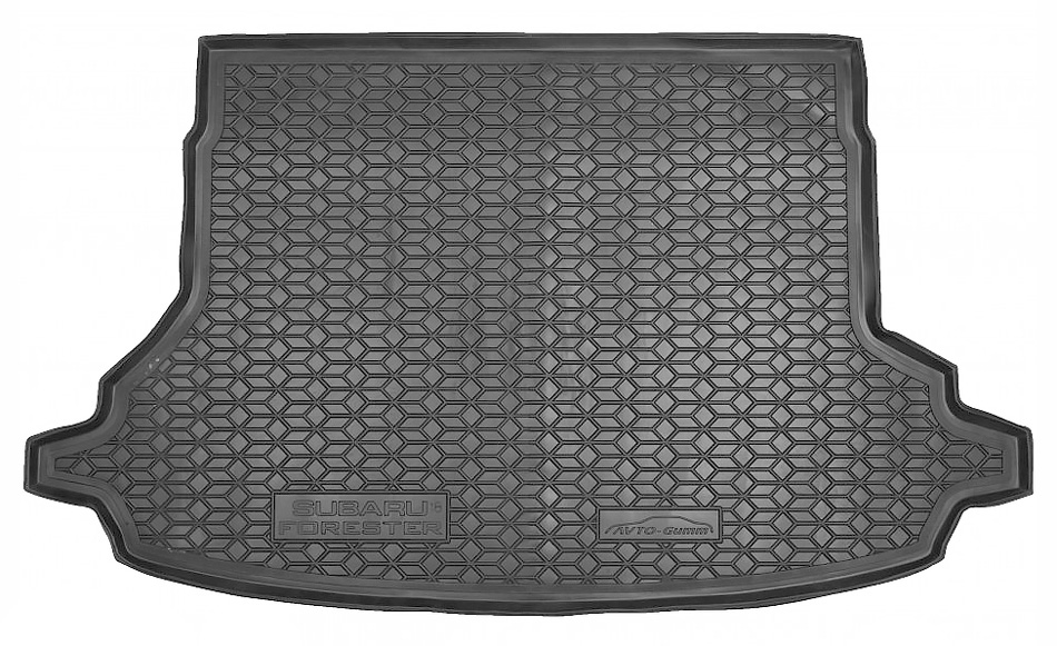 Коврик в багажник Subaru Forester '2018-> (без сабвуфера) Avto-Gumm (черный, пластиковый)
