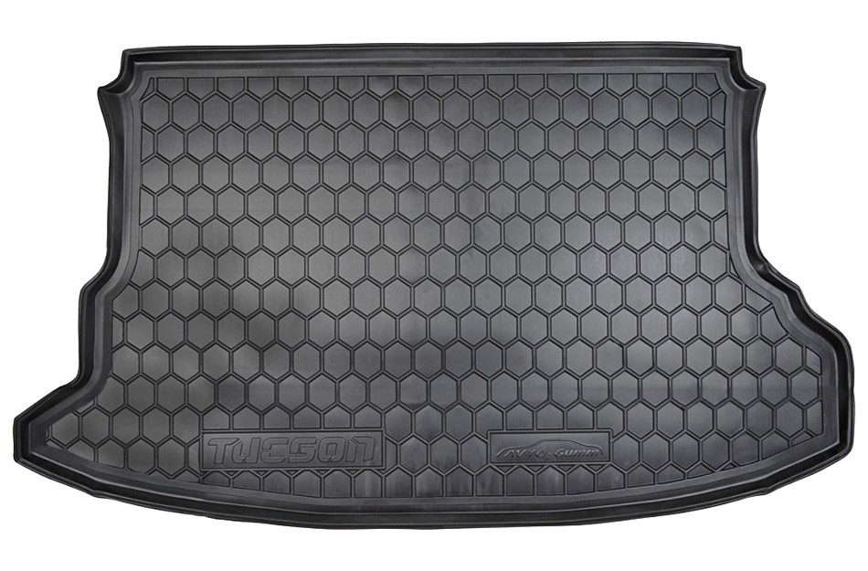 Коврик в багажник Hyundai Tucson '2004-2015 Avto-Gumm (черный, пластиковый)