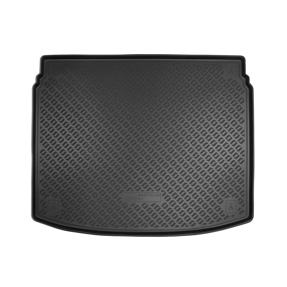 Коврик в багажник KIA XCeed '2018-> (без сабвуфера) Norplast (черный, пластиковый)