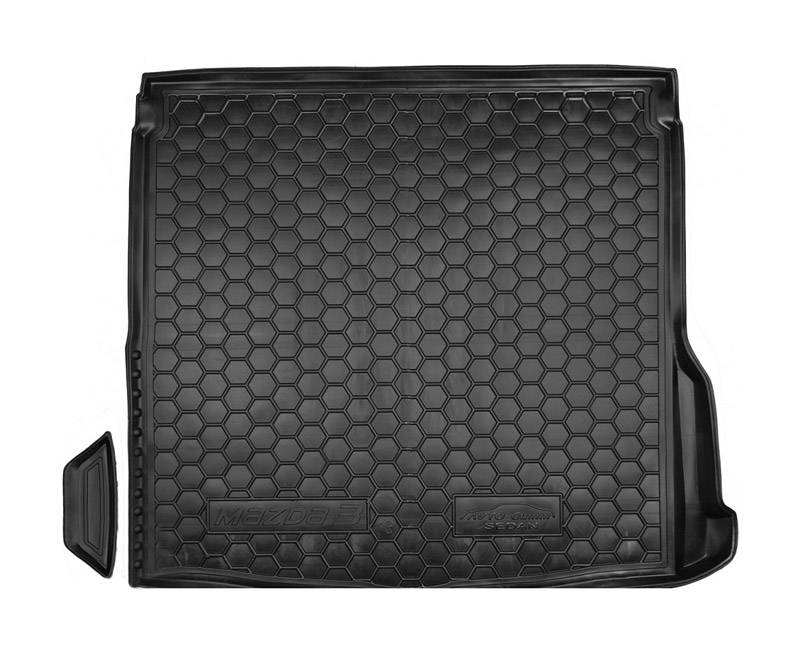 Коврик в багажник Mazda 3 '2013-2019 (седан) Avto-Gumm (черный, полиуретановый)