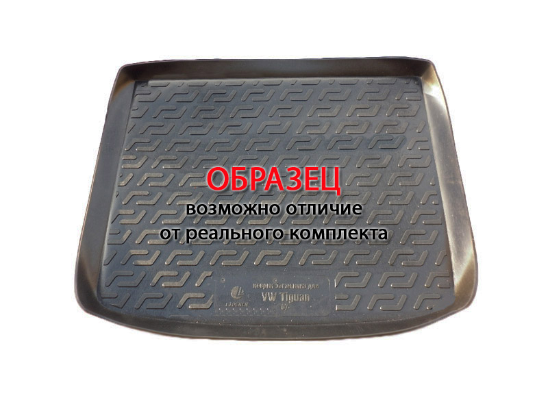 Коврик в багажник Opel Antara '2006-> L.Locker (черный, пластиковый)