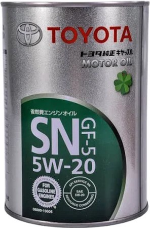 Масло моторное Toyota 5W-20 SN/GF-5 1 л (0888010606)