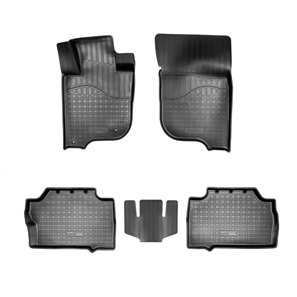 Коврики в салон Mitsubishi Pajero Sport '2015-> (3D) Norplast (черные)