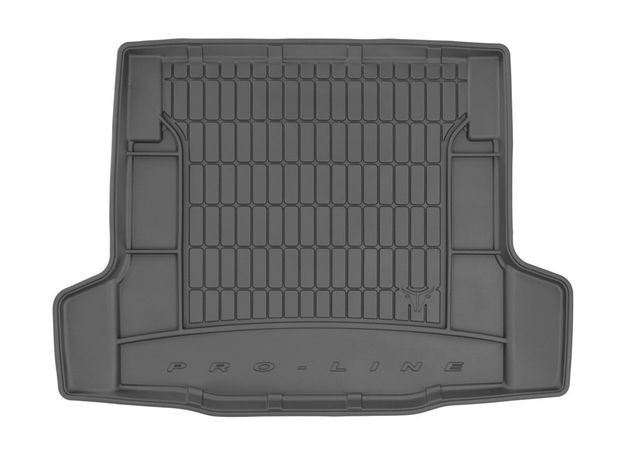 Коврик в багажник Chevrolet Cruze '2011-2016 (хетчбек, с докаткой) Frogum (черный, резиновый)