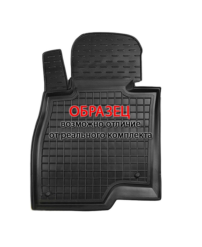 Коврик в салон Chery A13 (Bonus) '2008-> (водительский) Avto-Gumm (черные)
