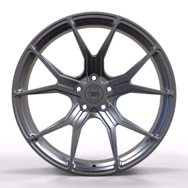 Диски R20 5x112 40 10.5J h 66.5 WS1348 FULL BRUSH BLACK FORGED