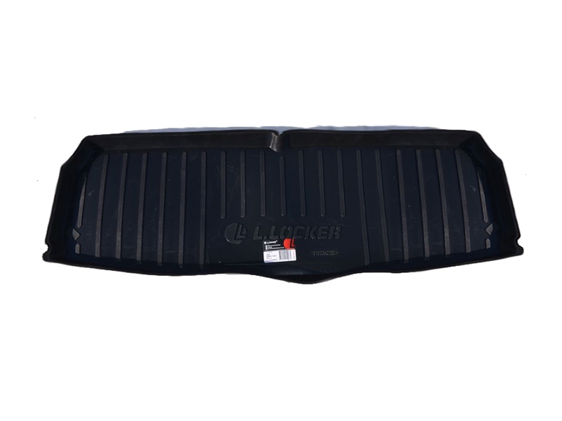 Коврик в багажник LADA (ВАЗ) Largus '2012-> (универсал, 7-ми местный, короткий) L.Locker (черный, пластиковый)